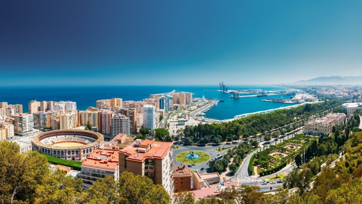 La ciudad de Málaga